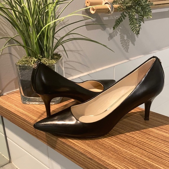 Coach Shoes - COACH Black heels pointed toe size 7